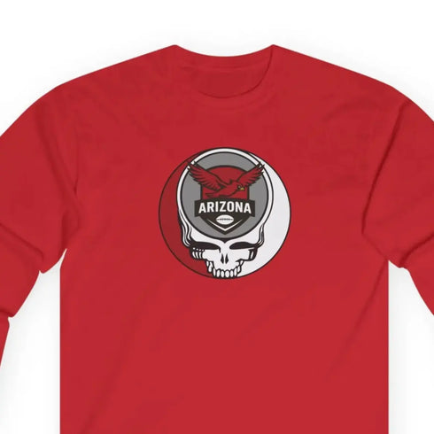 Grateful Dead - The Gridiron Collection: Arizona Edition Stealie Ultra Cotton Long Sleeve Tee - StealieShop